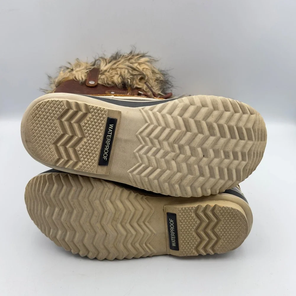 Sorel Womens Joan of Arctic Waterproof Winter Snow Boots Brown LL1804-206 Size 7